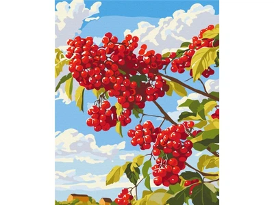 Картина по номерам Калина за окном, Brushme (40x50 см), BS54377