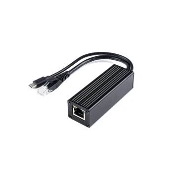 Разветвитель питания PoE USB Type-C Waveshare SD4950 для камер и мини-компьютеров, 5 В, 2,5 А, 10/100/1000 (Kam588719)