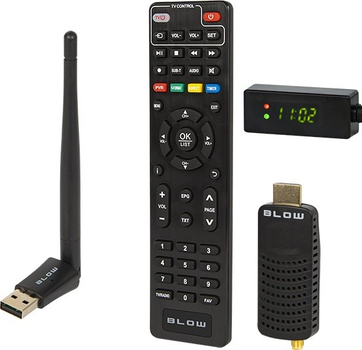 Цифровий тюнер наземного телебачення Blow 7000FHD MINI+WIFI DVB-T2 (5900804126379)
