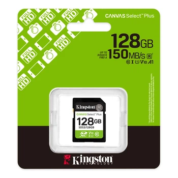 Карта пам'яті SD 128Gb Kingston Canvas Select Plus UHS-I Class 10 (SDS3/128GB)