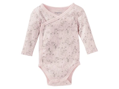 Боди с длинными рукавами для девочки Lupilu LIDL 290574-2 074-80 см (6-12 months) Комбинированный