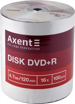 DVD диск Axent для одноразовой записи информации 4.7 GB / 120 min 16x 100 шт (8107-A)