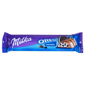 Шоколадний батончик Milka з печивом Oreo 37 г