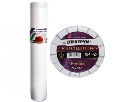Стеклохолст армирующий SPEKTRUM SN40 армирующий (50 кв.м)
