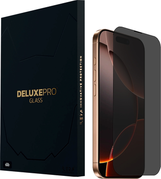 Захисне скло iLera DeLuxe Incognito FullCover Glass для Apple iPhone 16 Pro Max Black (iLInDL16PrMx)