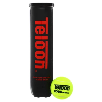 Мяч для большого тенниса TELOON POUND (4шт) (в вакуумной упаковке, салатовый) 828P4 (WZT828004)