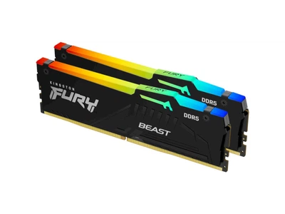 Пам'ять для настільних комп'ютерів Kingston FURY 32 GB (2x16GB) DDR5 6800 MHz Beast RGB (KF568C34BBAK2-32)