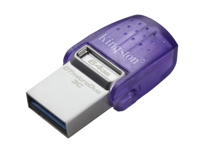 USB флеш накопичувач Kingston 64 GB DataTraveler microDuo 3C (DTDUO3CG3/64GB)