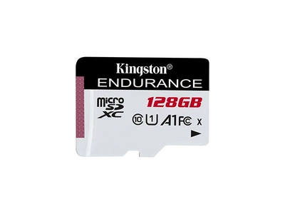 Карта пам'яті Kingston 128 GB microSDXC Class 10 UHS-I A1 Endurance (SDCE/128GB)