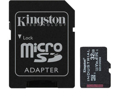 Карта пам'яті Kingston 32 GB microSDHC UHS-I (U3) V30 A1 Industrial + SD Adapter (SDCIT2/32GB)