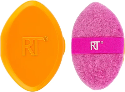 Набір для макіяжу - Real Techiques Miracle 2-In-1 Powder Puff + Travel Case (sponge/1pcs + case/1pcs) (1288000-14556014)