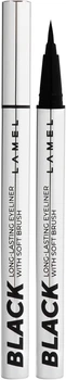 Підводка для повік - LAMEL Make Up Black Long-Lasting Eyeliner with Soft Brush 0.6ml (1415345-24081257)