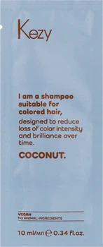 Шампунь для фарбованого волосся (пробник) - Kezy Coconut Shampoo 10ml (1443544-27165595)