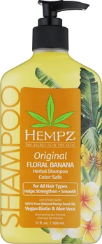 Шампунь відновлювальний "Оріджинал" - Hempz Original Floral Banana Herbal Shampoo With Vegan Biotin & Aloe Vera 500ml (1285723-15244345)