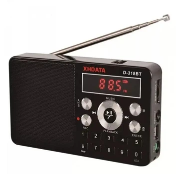 Портативный FM-радиоприемник XHDATA D-318BT
