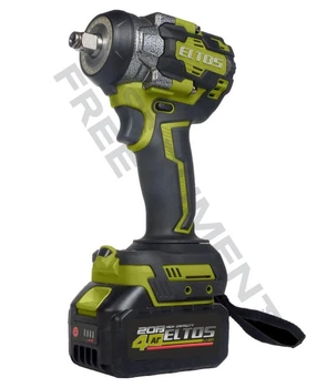 Акумуляторний гайковерт Eltos АГ-600BL (безщітковий, 20В, 1 акумулятор 4 А·год, зарядний пристрій)