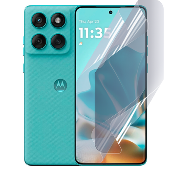 Плёнка гидрогелевая для Motorola Moto Edge 60 глянцевая противоударная прозрачная
