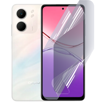 Плёнка гидрогелевая для Oppo A5X МАТОВАЯ противоударная прозрачная