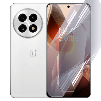 Плёнка гидрогелевая для OnePlus 13 глянцевая противоударная прозрачная