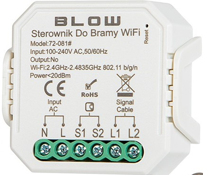 Розумний контролер для воріт Blow Wi-Fi Tuya (5900804134251)