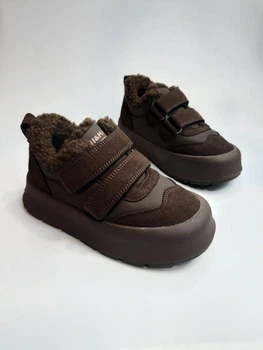 Зимние ботинки для девочки Bi&Ki 01425 В коричневые р.35-22,5 см
