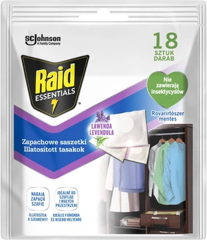 Подушечки від молі Raid Лаванда 18 шт (5000204090048)