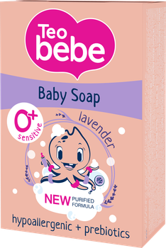 Мыло детское Teo Bebe Lavender&Vitamin E 75г (3800024045271)