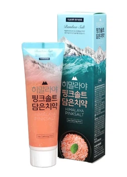 Зубная паста LG Perioe Himalaya Pink Salt Ice Calming Mint с розовой Гималайской солью уход за деснами 100 мл (8801051018066)
