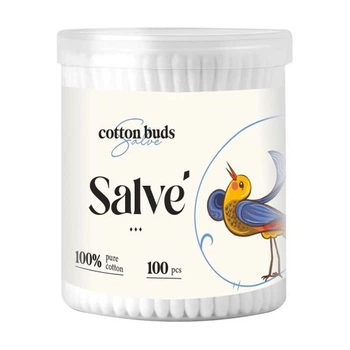 Ватные палочки Salve круглые 100 шт (5853954200584)