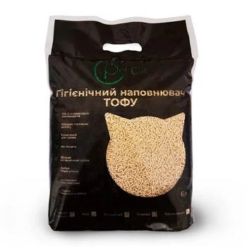 Гигиенический наполнитель Тофу Pet Cat Классический без аромата 6 л/2,5 кг (482289140243)