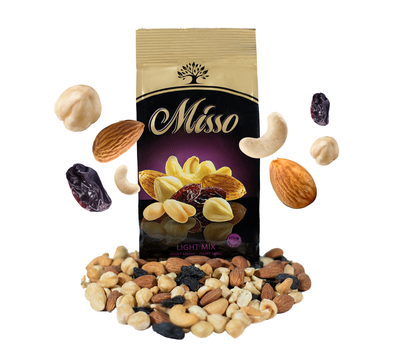 Фруктово-горіхове асорті Misso Лайт Мікс 125 г (4820232570098)