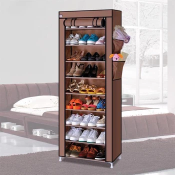 Тканевый органайзер шкаф для хранения обуви Shoe Cabinet 6110 160х60х30 см, Обувной складной стелаж