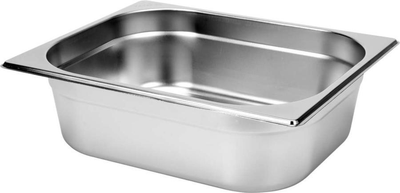 Pojemnik gastronomiczny Yato GN 1/2 ze stali nierdzewnej 32.5x26.5x10 cm (5906083861031)