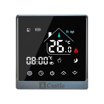Терморегулятор для котлів Castle AC8400G Чорний-Срібло