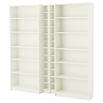 Стелаж BILLY / GNEDBY 200x202x28 см IKEA 990.178.36 білий