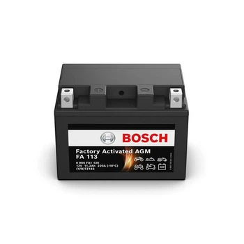 Акумулятор для мототехніки Bosch Factory Activated AGM 12В 11.2Аг 220A (EN) 0 986 FA1 130 L+