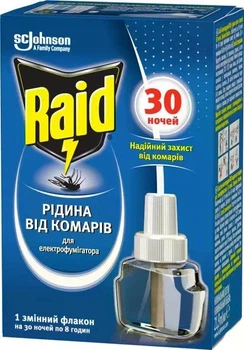 Жидкость для электрофумигатора Raid против комаров на 30 ночей