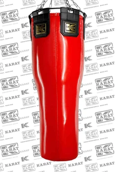 Боксёрский мешок гильза Red «Карат» 120×45 см, 40–45 кг