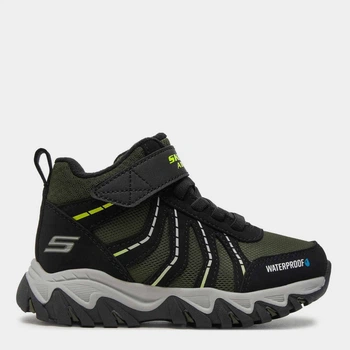 Дитячі демісезонні черевики для хлопчика Skechers Rugged Ranger 406412L BKGR 27.5 Зелений/Чорний (197976469457)