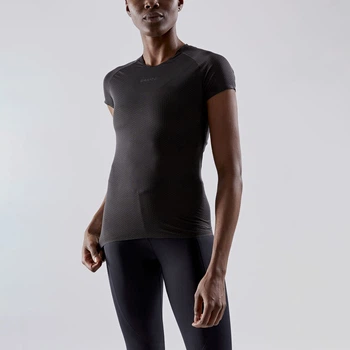 Женская термофутболка Craft Pro Dry Nanoweight SS Women S Черный