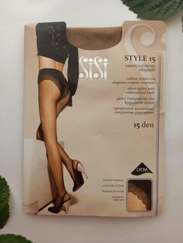 Колготки з імітацією трусиків Sisi style 15 den 2 miele