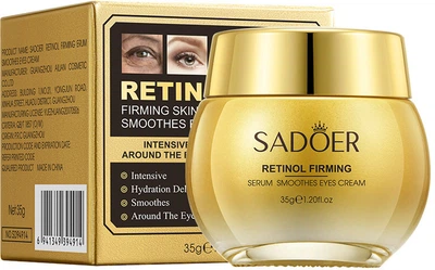 Крем для кожи вокруг глаз Sadoer Retinol Firming Skin Smoothes Eyes Cream с ретинолом 35 г (6942349742668)