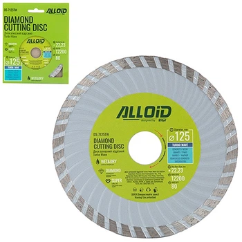 Диск алмазный отрезной Alloid Turbo Wave 125 мм (DS-7125TW)