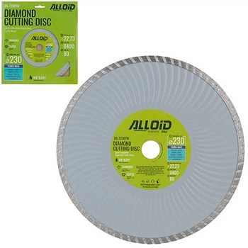 Диск алмазный отрезной Alloid Turbo Wave 230 мм