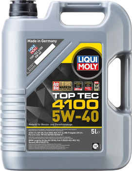 Моторне масло Liqui Moly TOP TEC 4100 5W40 5 л 9511 (4100420095115)