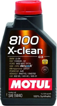 Olej silnikowy Motul 8100 X-clean 5W40 1 l (3374650237930)
