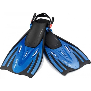 Ласты WOMBAT Aqua Speed 530-11 черный, синий, размер 38-41