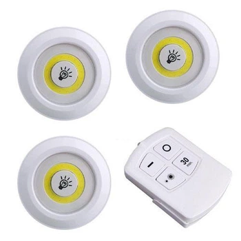Набор ночников с пультом набор 3 шт LED light with Remote Control set