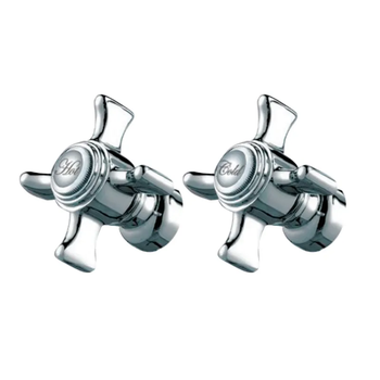 Набір ручок Haiba Zeus Handles SET-02 (без кран-букс, пара) (AC0603) ( 33818 )