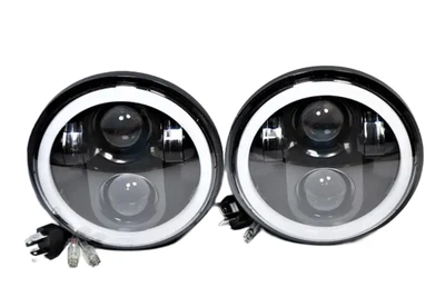 Cветодиоднные фары для ваз 2103 2106 bmw E30 E34 5.75 дюймов круглая LED Headlight комплект 2 шт (L2106-5.75D) L2106-5.75D